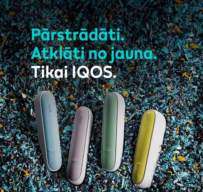 Pārstrādāti un atklāti no jauna - IQOS 3 DUO vāciņi