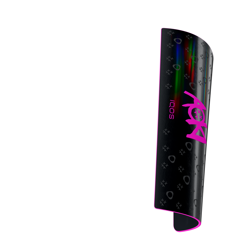 IQOS ILUMA x Steve Aoki Wrap - Iridescent Black