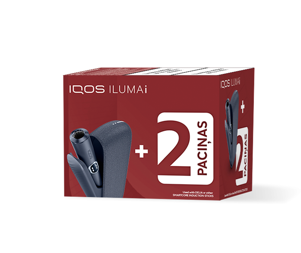 IQOS ILUMA i and 2 DELIA packs