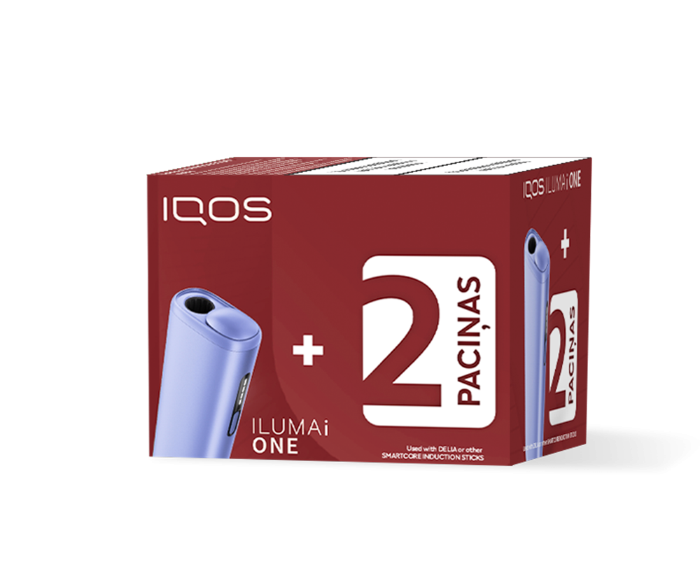 IQOS ILUMA i ONE and 2 DELIA packs