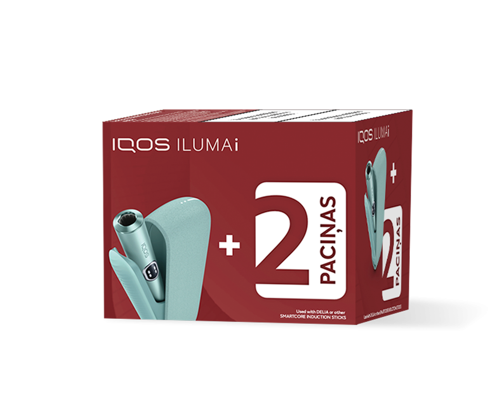 IQOS ILUMA i and 2 DELIA packs