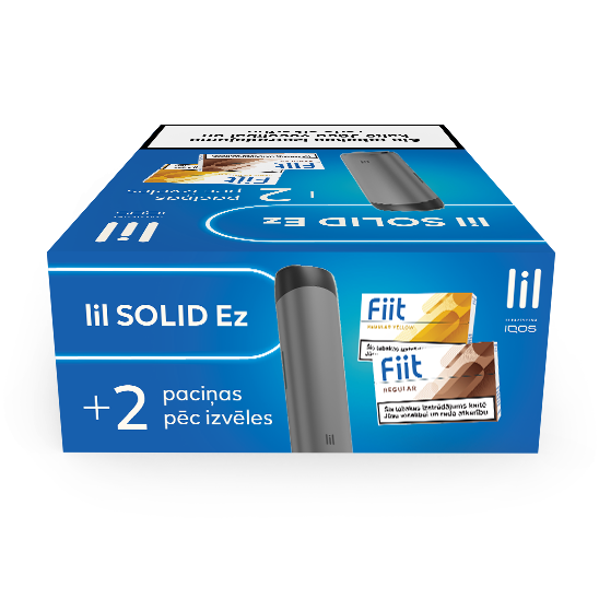 lil SOLID Ez черного цвета и 2 упаковки Fiit