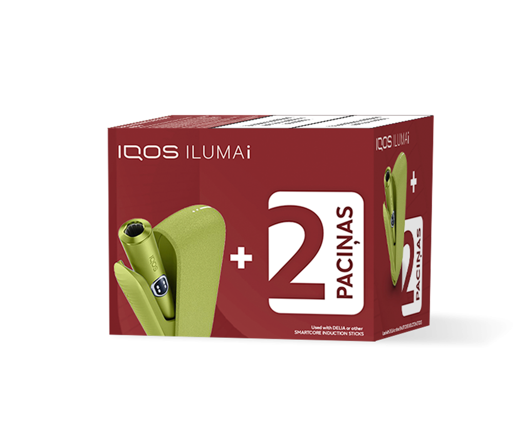 IQOS ILUMA i and 2 DELIA packs
