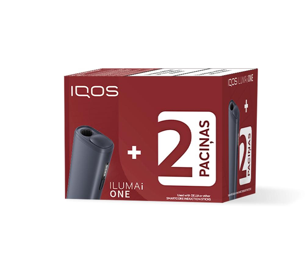 IQOS ILUMA i ONE and 2 DELIA packs