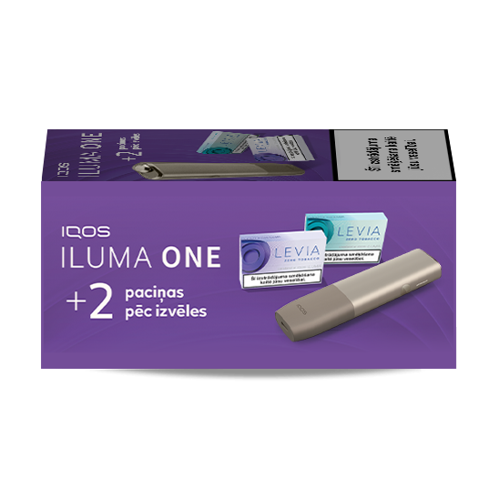 Устройство IQOS ILUMA ONE в цвете Pebble Beige и 2 упаковки LEVIA