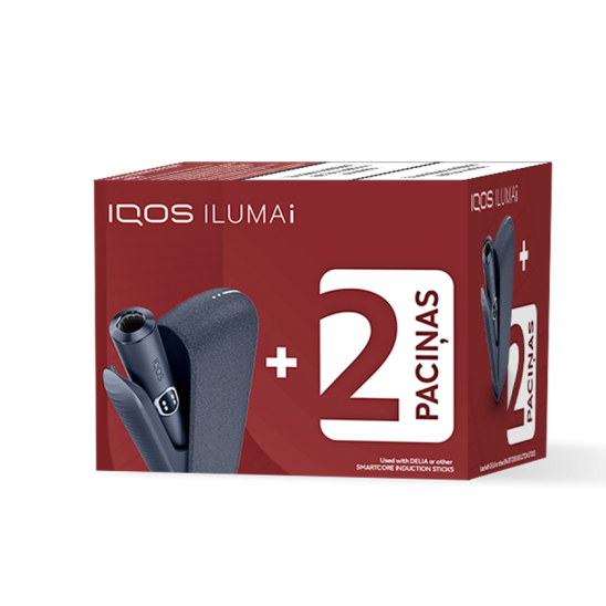 IQOS ILUMA i and 2 DELIA packs