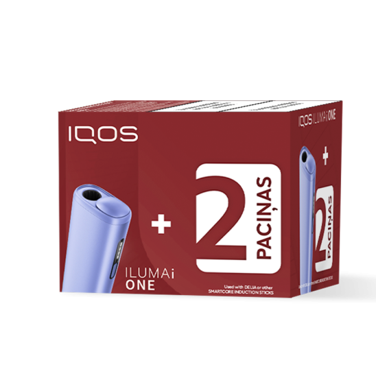 IQOS ILUMA i ONE and 2 DELIA packs