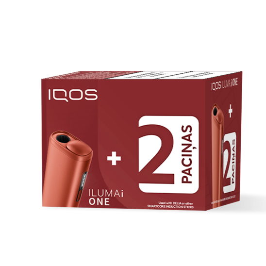 IQOS ILUMA i ONE and 2 DELIA packs