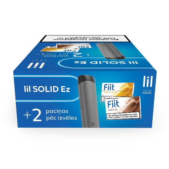 lil SOLID Ez черного цвета и 2 упаковки Fiit