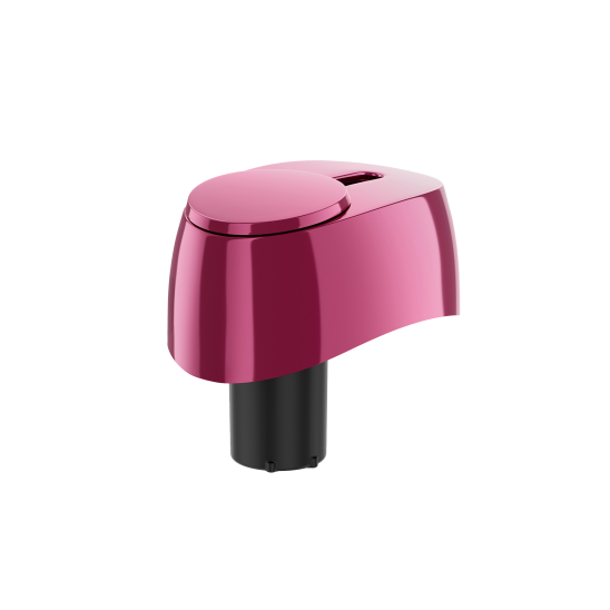 lil SOLID Ez spīdīgi metāliskie uzgaļi Rose krāsā 2