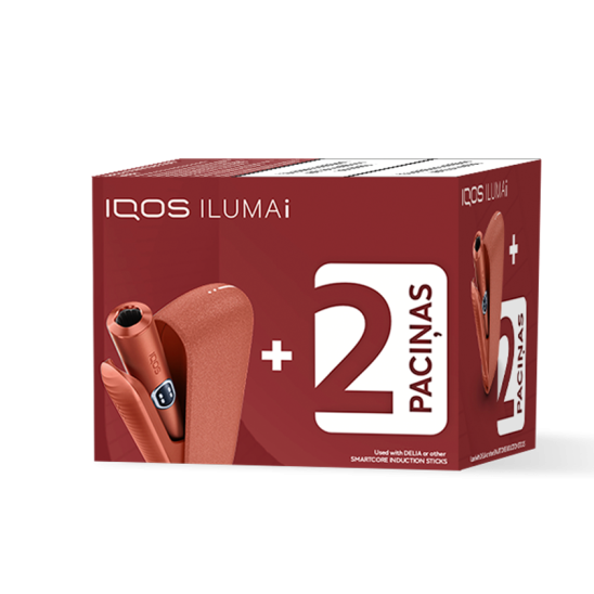 IQOS ILUMA i and 2 DELIA packs