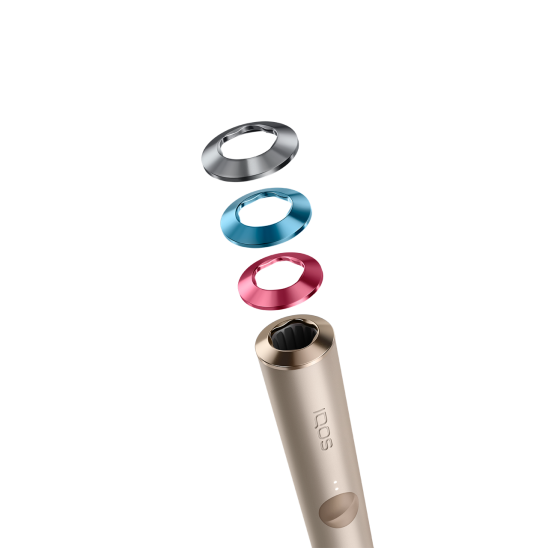 IQOS ILUMA 3 gredzenu komplekts Grounded krāsā ar IQOS ILUMA ierīces turētāju