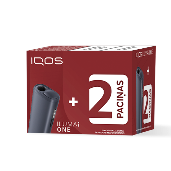 IQOS ILUMA i ONE and 2 DELIA packs