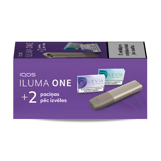 Устройство IQOS ILUMA ONE в цвете Pebble Beige и 2 упаковки LEVIA