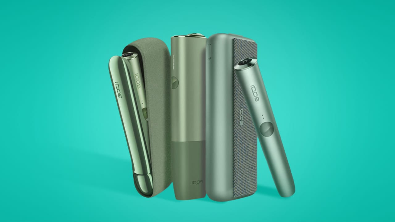 Visas IQOS ILUMA ierīces Moss Green krāsā