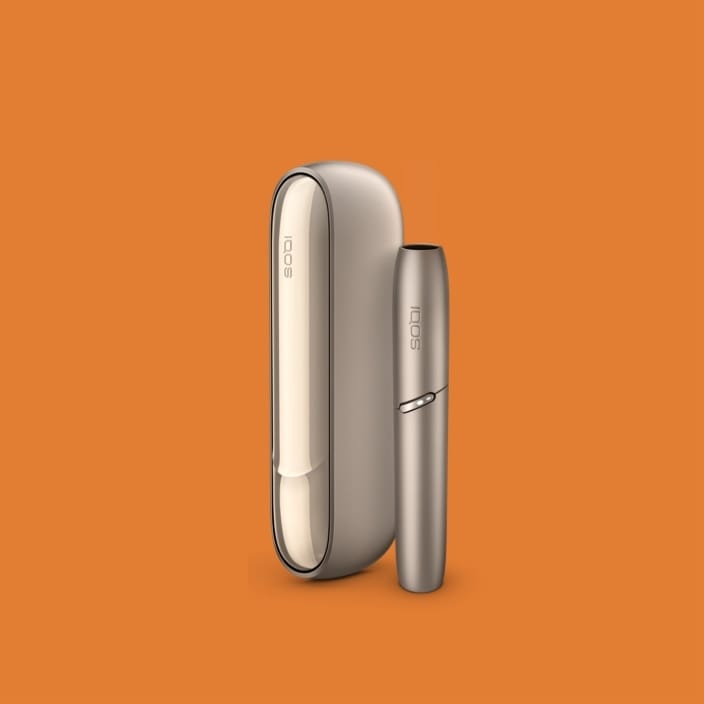 Золотистый IQOS – держатель и зарядное устройство